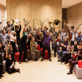 La Fanfare au Carreau en studio